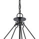 Solace 5 Light 18 inch Matte Black Pendant Ceiling Light