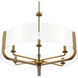 Campisi 6 Light 28 inch Brass Chandelier Ceiling Light