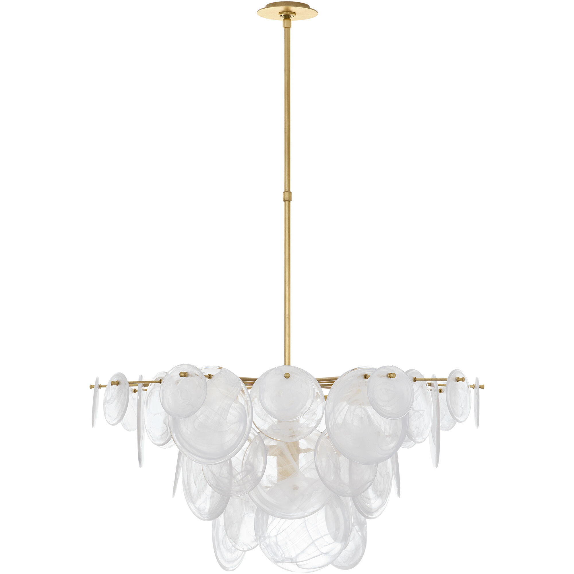 AERIN Loire 9 Light 37.25 inch Gild Chandelier Ceiling Light, Large