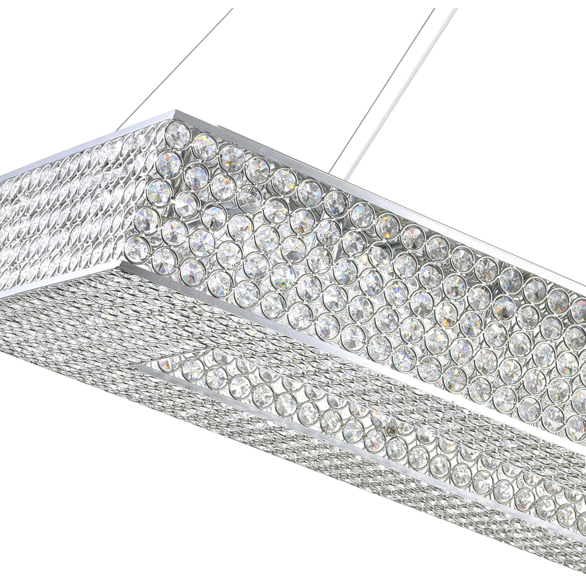 Dannie 16 Light 39 inch Chrome Island/Pool Table Light Ceiling Light
