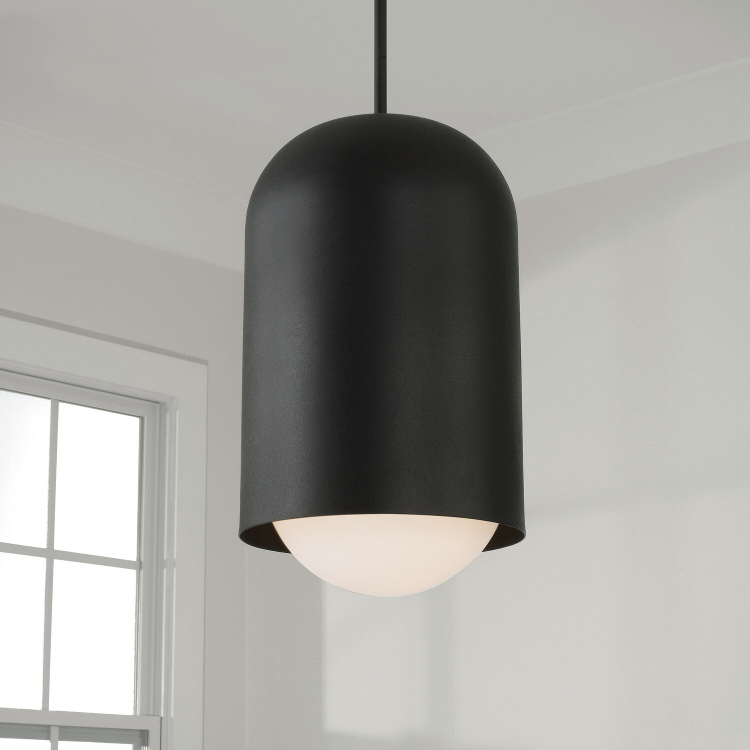 Dolby 1 Light 10.25 inch Black Iron Pendant Ceiling Light