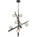 Thorah 10 Light 36 inch Graphite Chandelier Ceiling Light
