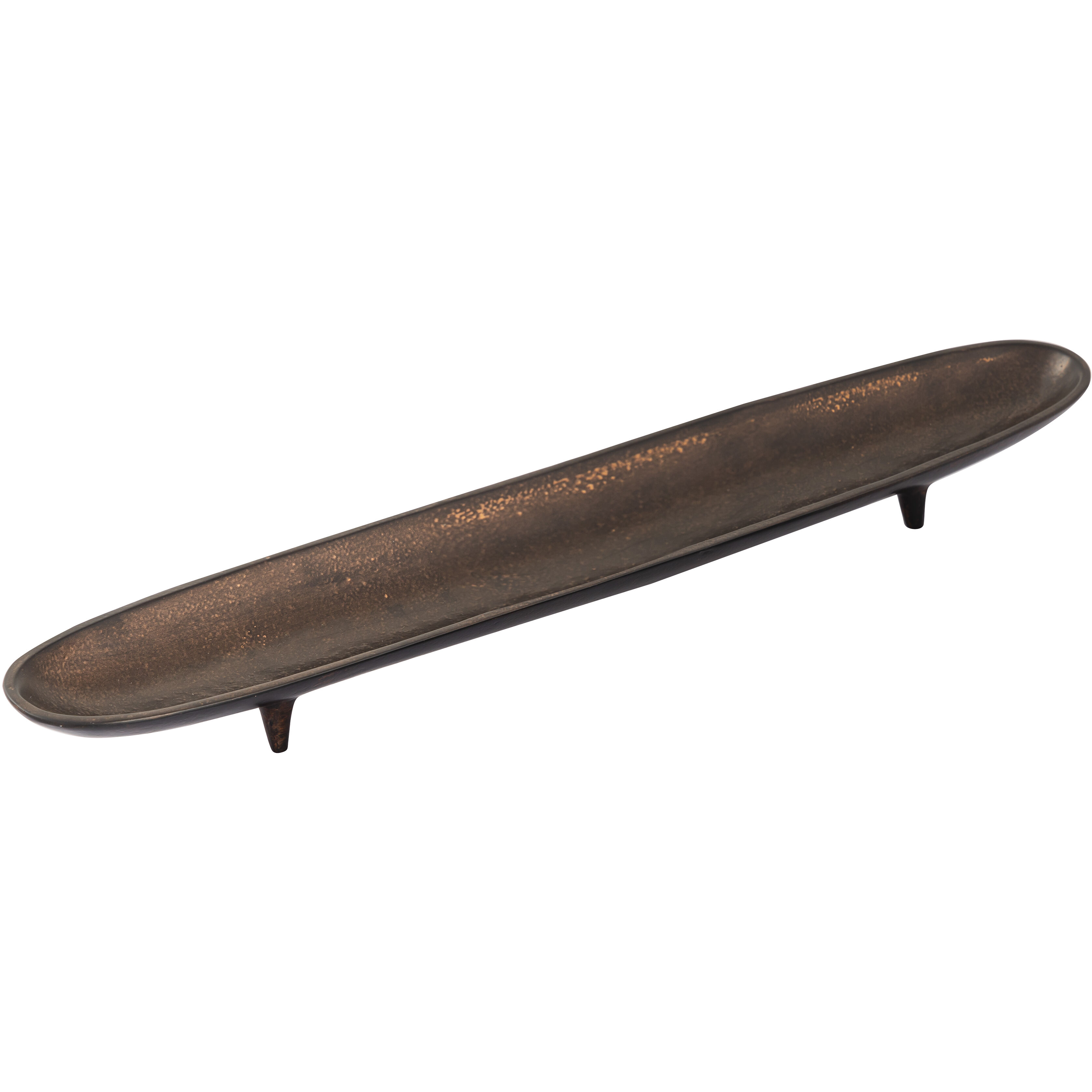 Bosco Nickel with Brass and Bronze Tray, Set of 3