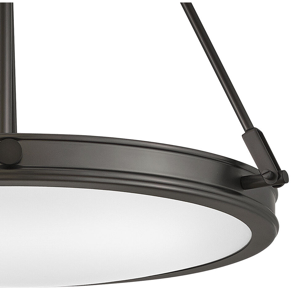 Collier 4 Light 21.5 inch Black Oxide Indoor Foyer Pendant Ceiling Light