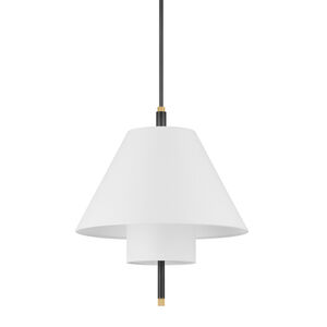 Glenmoore 1 Light 20 inch Aged Brass with Distressed Bronze Pendant Ceiling Light