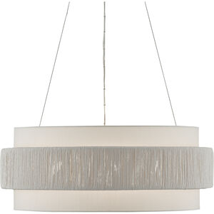 Rousham 6 Light 30 inch Beige/Sugar White Chandelier Ceiling Light