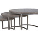 Quint 30 inch Gray with Black Accent Table