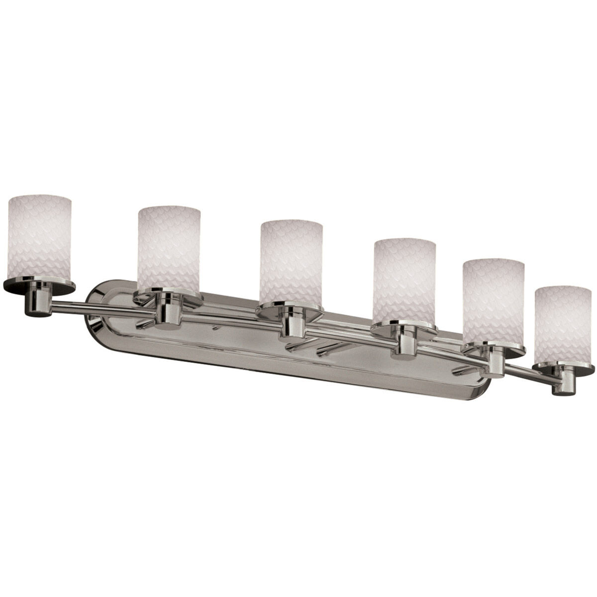 Fusion 6 Light 43.75 inch Bathroom Vanity Light