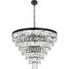 Josephine 25 Light 32 inch Black Chandelier Ceiling Light