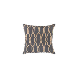 Gates 18 X 18 inch Navy and Beige Throw Pillow