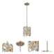 Vitozzi 1 Light 7.25 inch Antique Silver Leaf Pendant Ceiling Light
