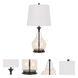 Kittery 28 inch 150.00 watt Clear/Dark Bronze Table Lamp Portable Light