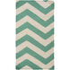 Frontier 36 X 24 inch Emerald, Cream Rug