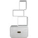 Belini White Wash Bookcase