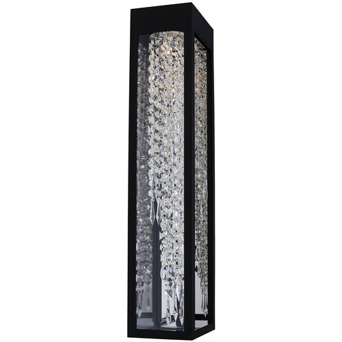 Tenuta Esterno 30 inch Matte Balck Outdoor Wall Sconce in Matte Black