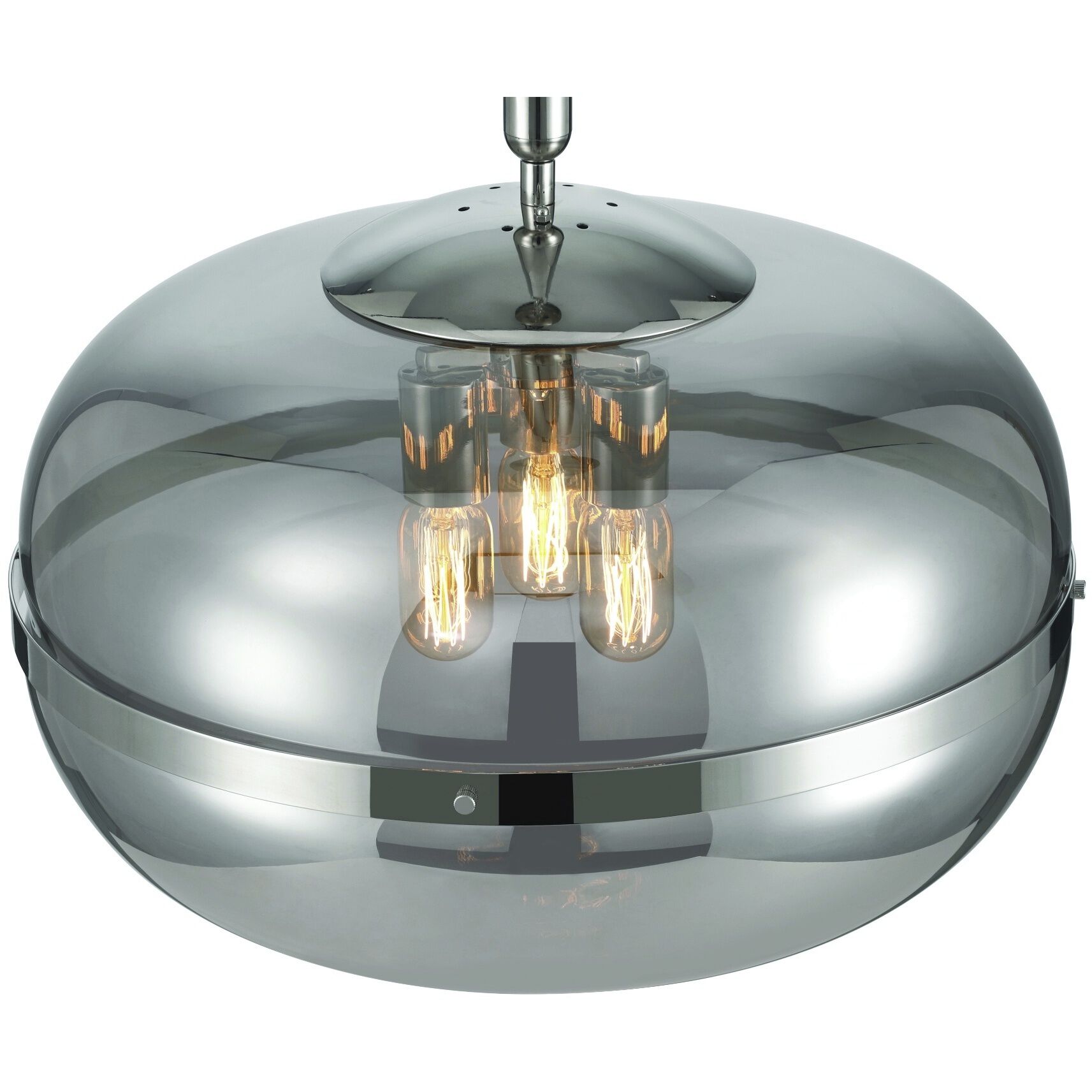 Nottingham 3 Light 19.75 inch Polished Nickel Pendant Ceiling Light