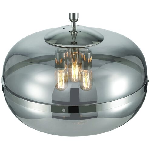 Nottingham 3 Light 19.75 inch Polished Nickel Pendant Ceiling Light
