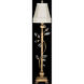 Crystal Laurel 37 inch 60.00 watt Gold Console Lamp Portable Light in No Shade