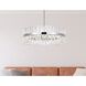 Serephina 16 Light 36 inch Chrome Chandelier Ceiling Light