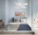 Supra 44 inch White Ceiling Fan