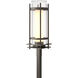 Torch 1 Light 22.25 inch Coastal Dark Smoke Outdoor Post Light