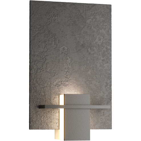 Hubbardton Forge Aperture 1 Light 8.1 inch Black ADA Sconce Wall Light in White Art 217510-1024 - Open Box