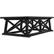 Sutton 60 X 34 inch Hand Rubbed Black Coffee Table