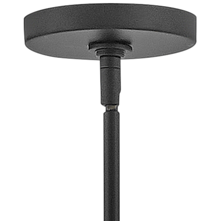 Lulu 4 Light 35.75 inch Lacquered Brass with Black Chandelier Ceiling Light