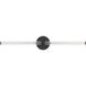 Sean Lavin Reiya Round LED 30 inch Nightshade Black Vanity Light Wall Light