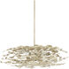 Maidenhair 5 Light 39.5 inch Antique Pearl Semi-Flush Mount Ceiling Light