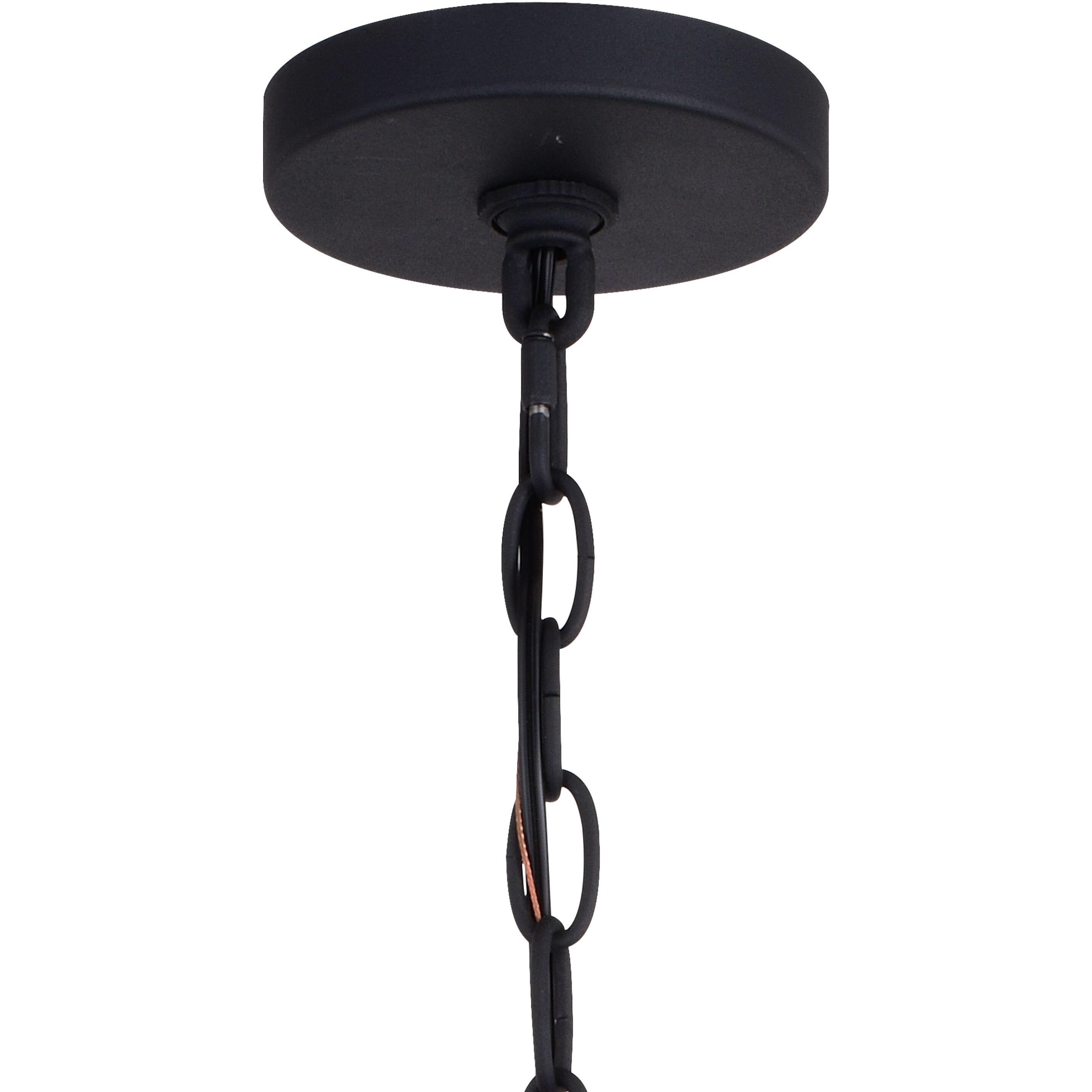 Montclare LED 7.5 inch Textured Black and White Ash Mini Pendant Ceiling Light