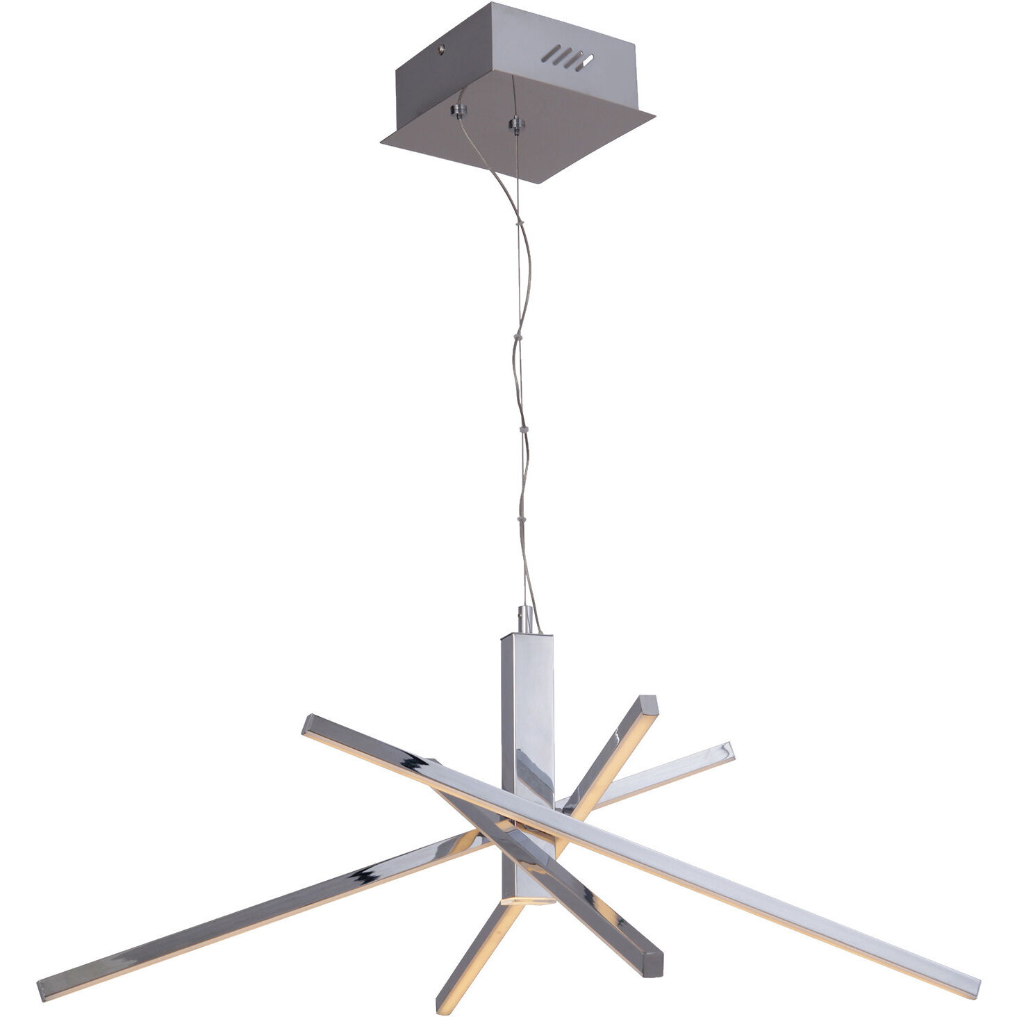 Pinnacle LED 28 inch Chrome Chandelier Ceiling Light