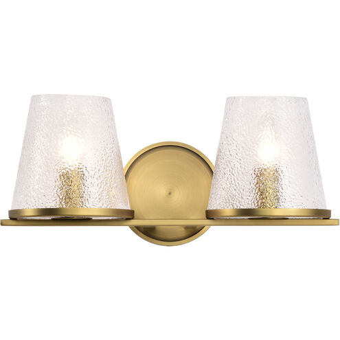 Valentine 16 inch Vintage Brass Vanity Wall Light