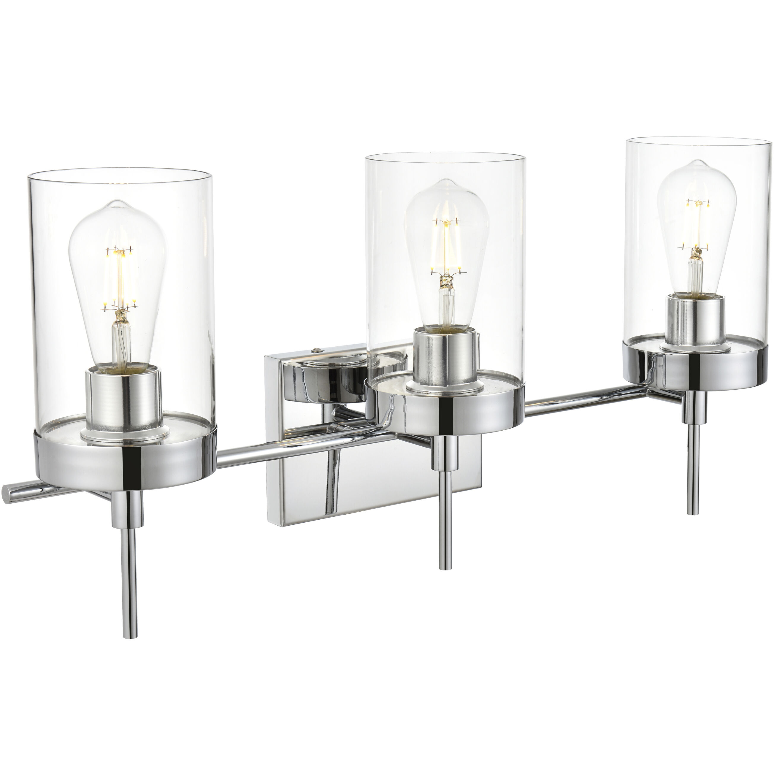 Benny 3 Light 24 inch Chrome Bath Sconce Wall Light