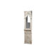 Classic 28.5 X 13.5 inch Antique White Wall Mirror