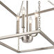 Emmett 4 Light 17 inch Brushed Nickel Pendant Ceiling Light