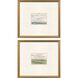 Paragon Green and Blue and Gray and Multi Framed Art