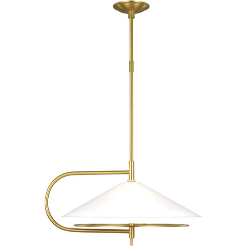 Kelly by Kelly Wearstler Gesture 2 Light 18 inch Burnished Brass Pendant Ceiling Light