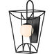 Rochefort 1 Light 23.5 inch Black Indoor/Outdoor Wall Sconce, Small