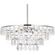 Ella 6 Light 24 inch Chrome Pendant Ceiling Light