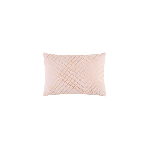 Crescent 19 X 13 inch Blush/Metallic - Copper Pillow Kit