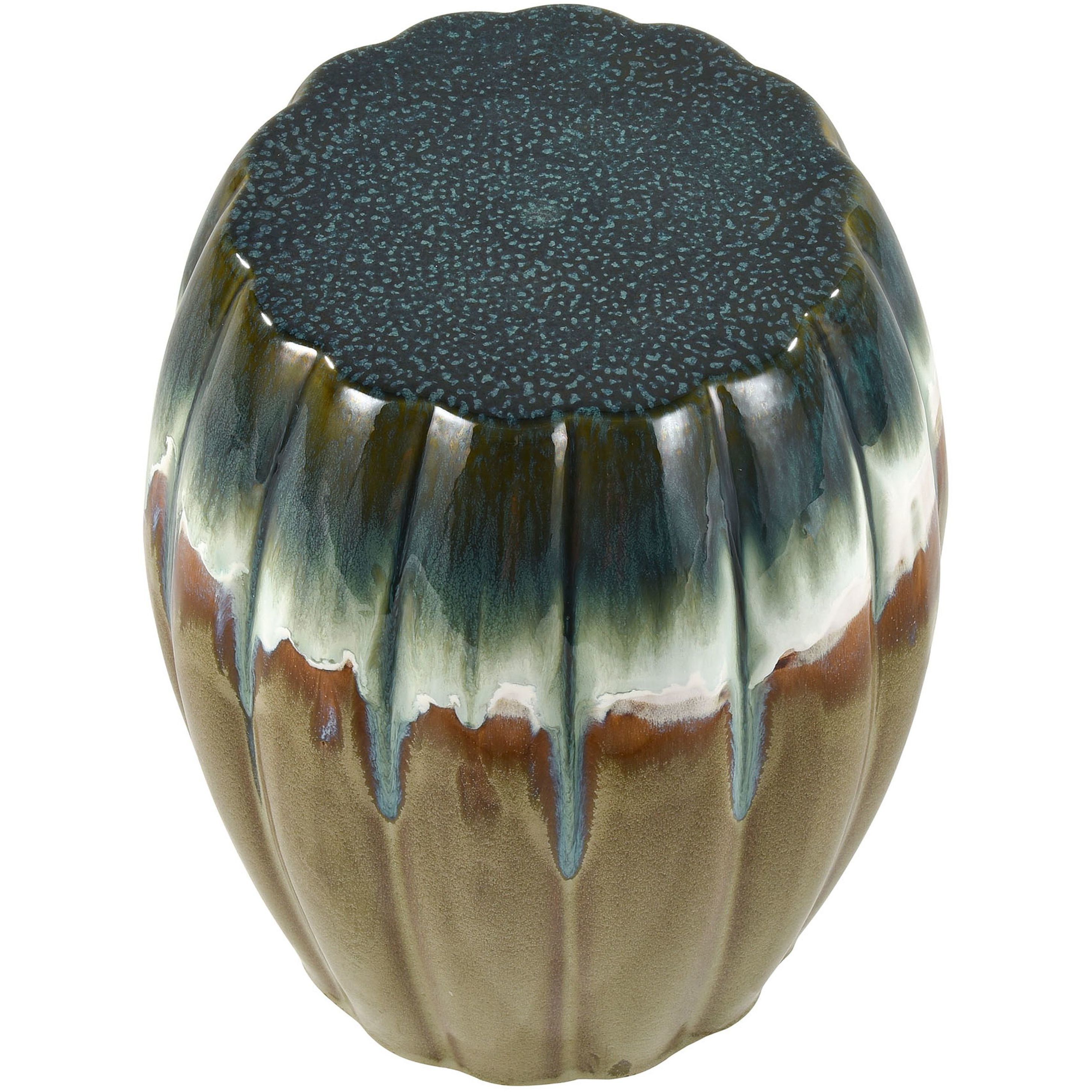 Roker 18 inch Green Reactive Accent Stool