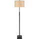 Baitz 62.5 inch 150 watt Matte Black Floor Lamp Portable Light