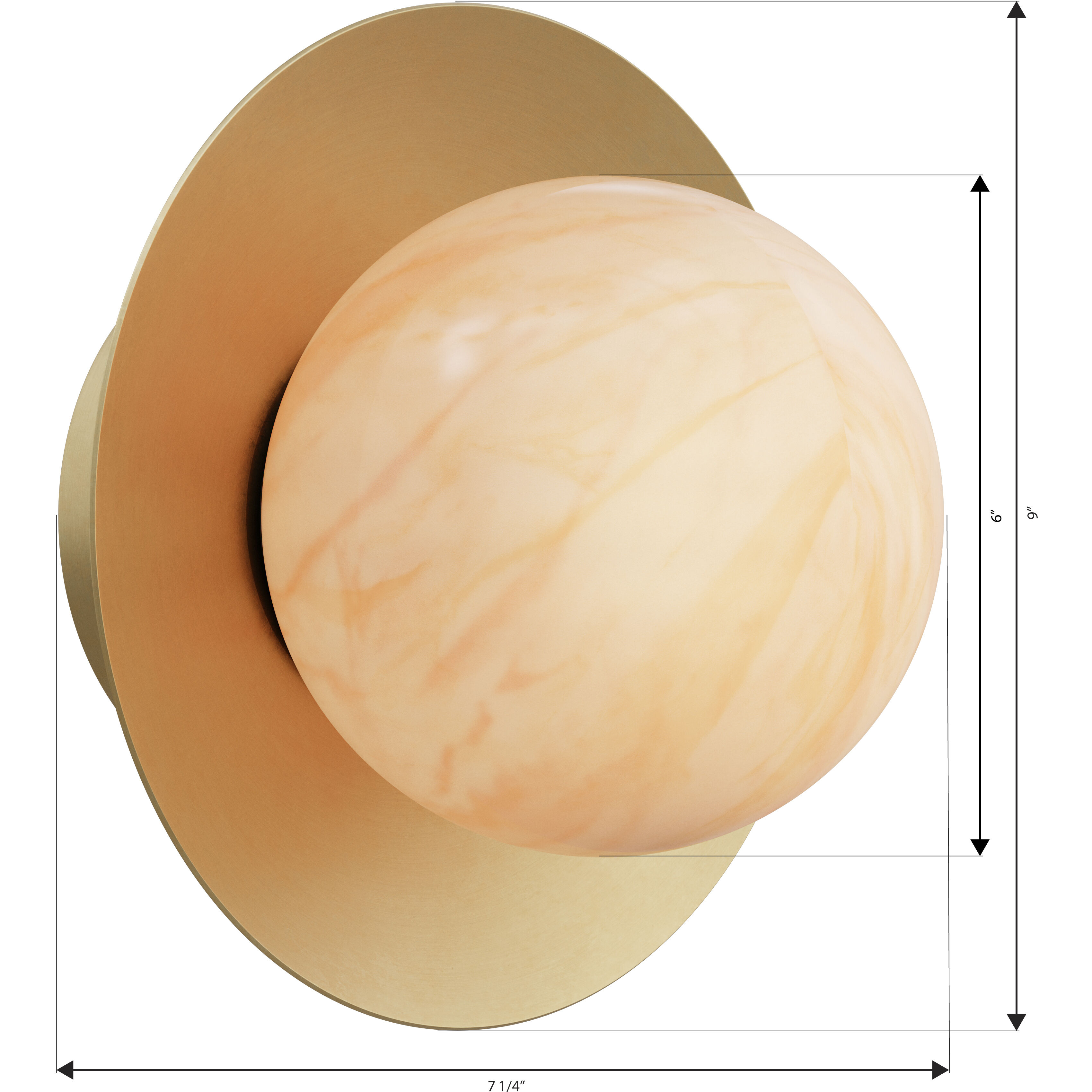 Olenne 1 Light 9 inch Legacy Brass Bath Sconce Wall Light