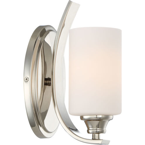 Tilbury 1 Light 13 inch Polished Nickel Bath Light Wall Light