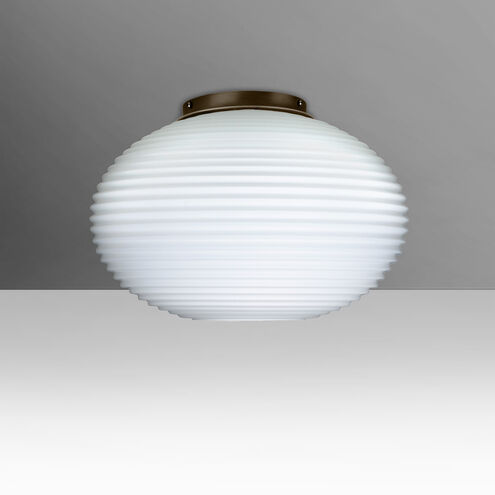 Pape 12 1 Light 11.75 inch Bronze Semi-Flush Mount Ceiling Light