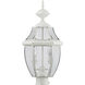 Monterey 2 Light 22 inch White Outdoor Post Top Lantern