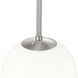 Kairo 1 Light 12 inch Brushed Nickel Indoor Pendant Ceiling Light
