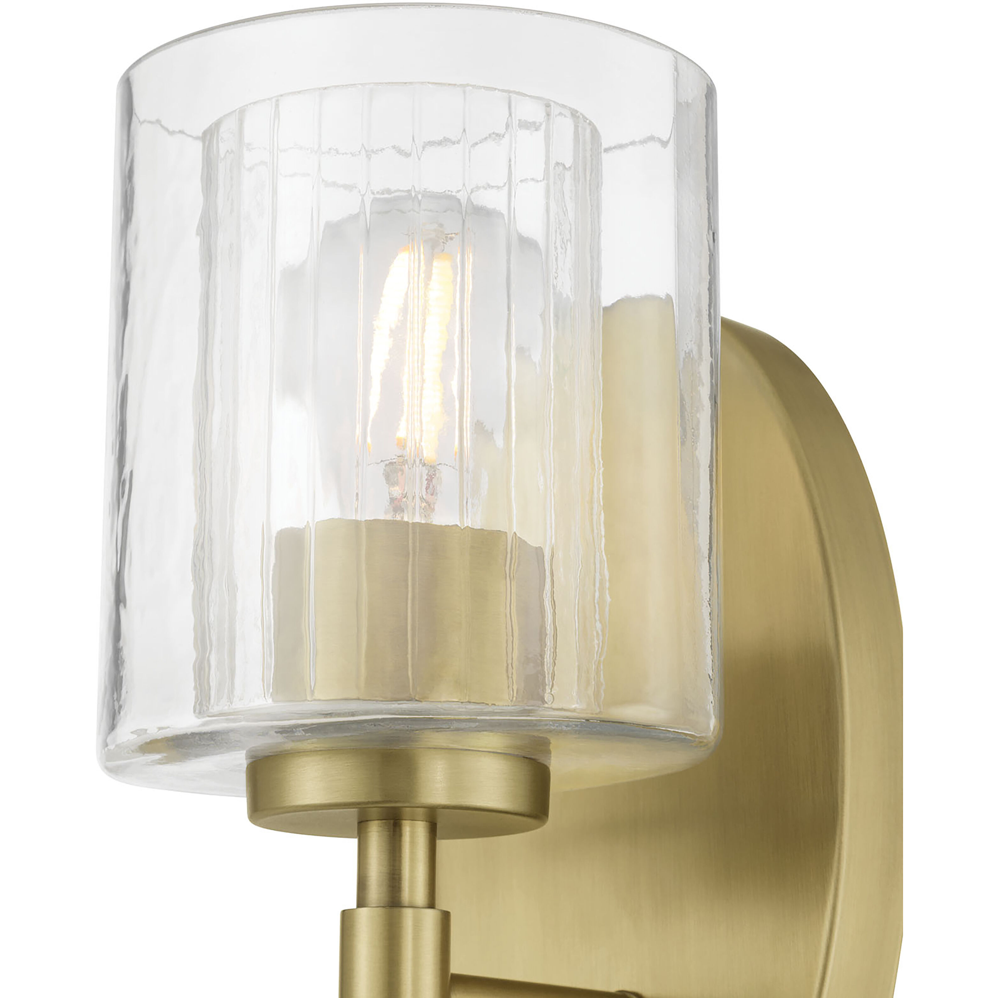 Solventa 1 Light 5.5 inch Vintage Brass Wall Sconce Wall Light