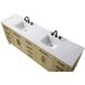 Virginia 84 X 35 inch Honey Brown Bathroom Vanity Cabinet